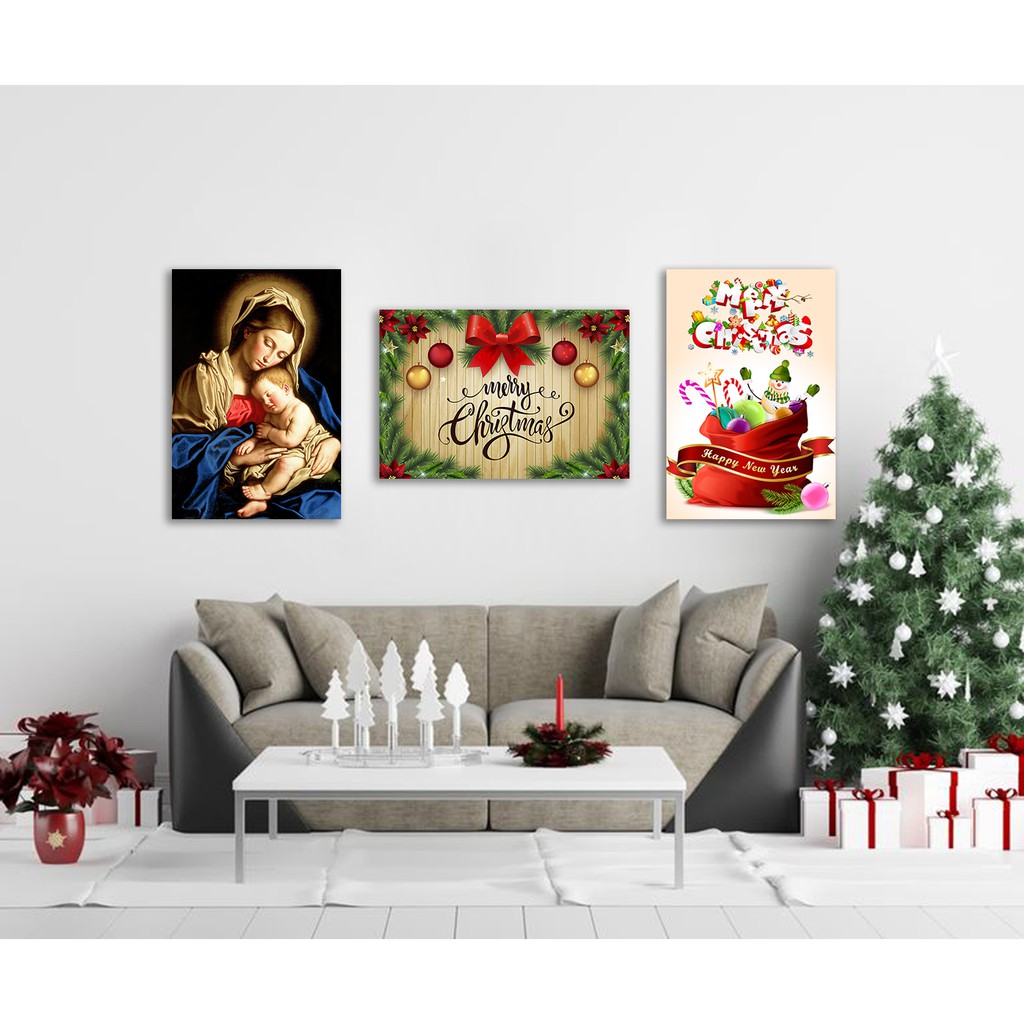 hiasan dinding natal walldecor merry christmas