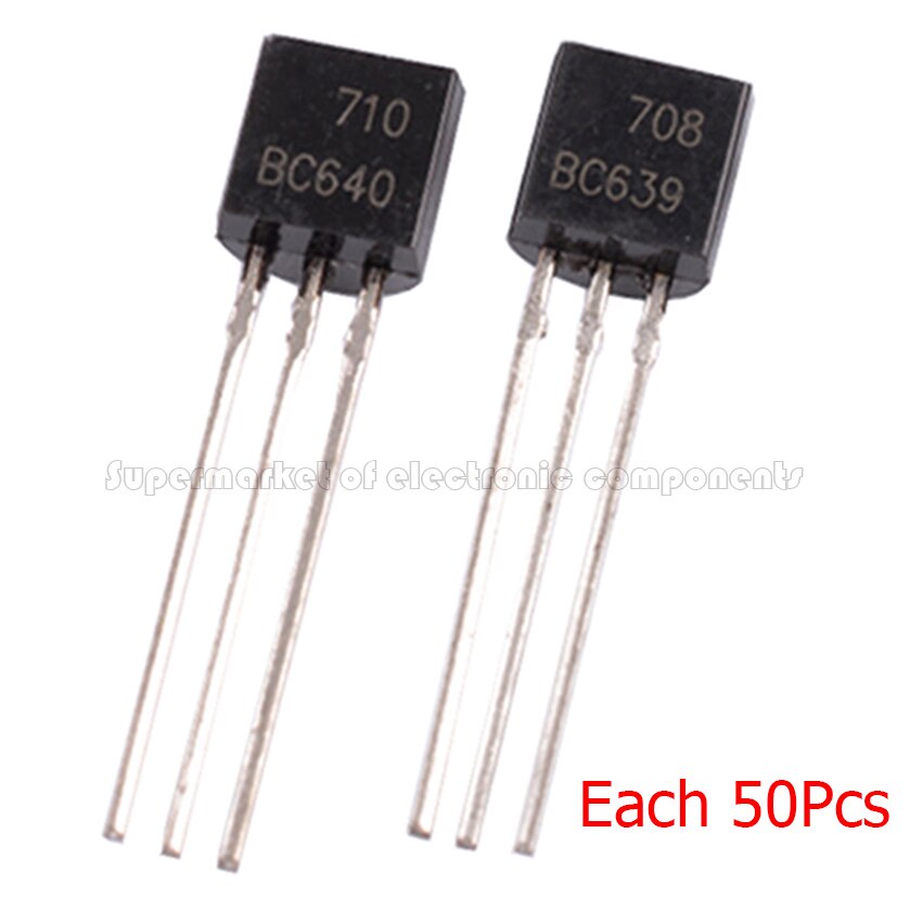100pcs BC640 BC639 (BC640+BC639) TO92 Masing-Masing 50pcs Baru Original