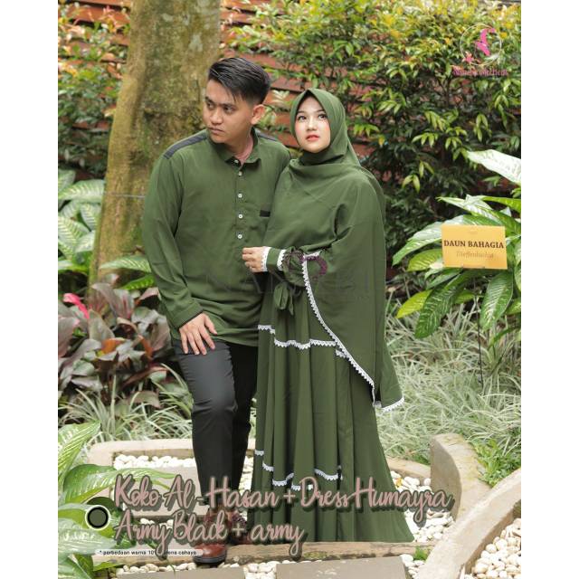 Set couple Humayra + al hasan army black by nanabi collection