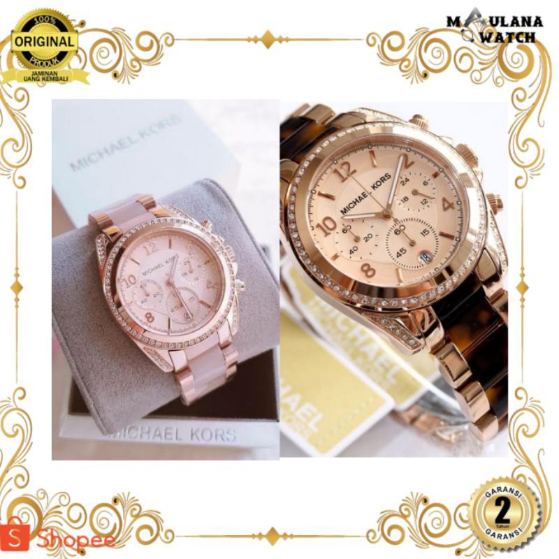 JAM TANGAN PRIA WANITA | RANTAI | KULIT | KARET | MURAH | WANITA | MICHAEL KORS MK 5859 5943 ORIGINA