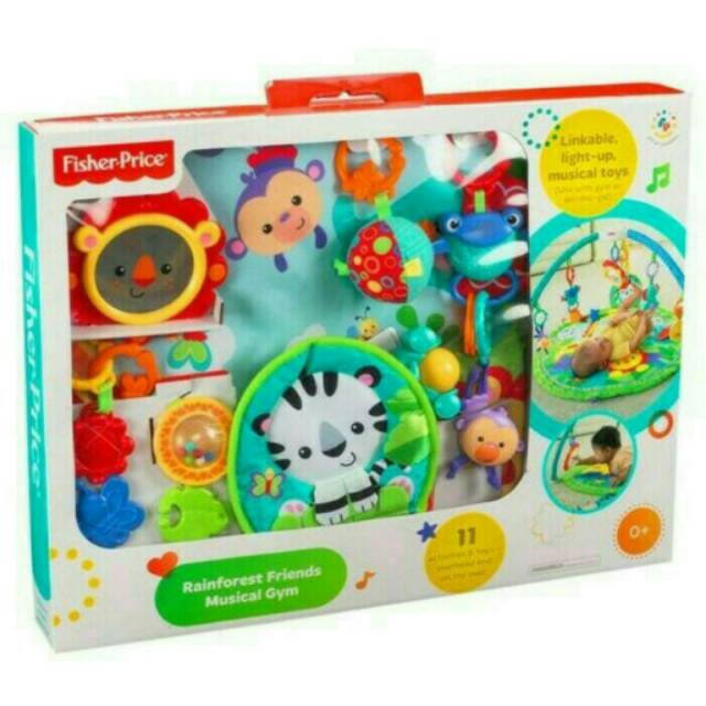 Fisher Price Rainforest Activity Gym Matrass Mainan Bayi