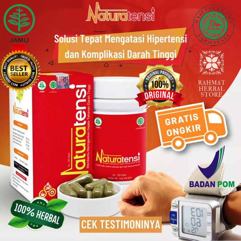 

Naturatensi Original Obat Ampuh Tekanan Darah Tinggi Herbal Asli Jamu Alami Hipertensi Sembuh Total