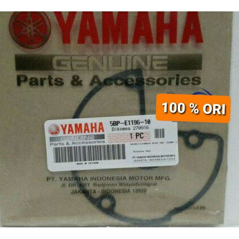 PAKING GASKET FOUR SENTRIK SCORPIO ASLI ORI YAMAHA 5BP E1196 10