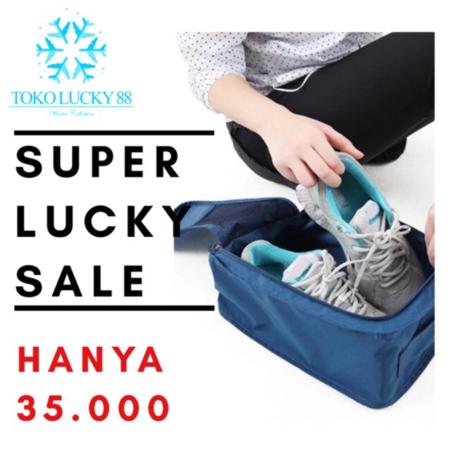 IMPORT Shoes Pouch Tempat Sepatu Organizer Gym Fitness Travel