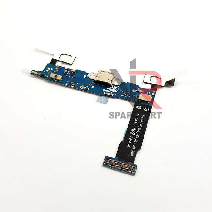 FLEXIBLE CAS SAMSUNG NOTE 4 CONNECTOR CHARGE + UI BOARD + H/F + BACK SENSOR