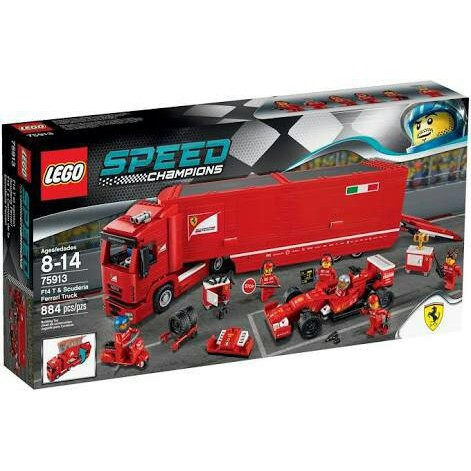 Lego 75913 Speed Champions F14 T & Scuderia Ferrari Truck - E55D93 - Original Asli