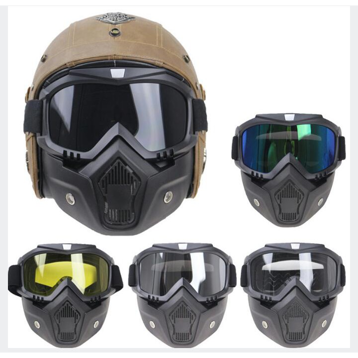 Helm Bogo Mark Bikers Retro Classic
