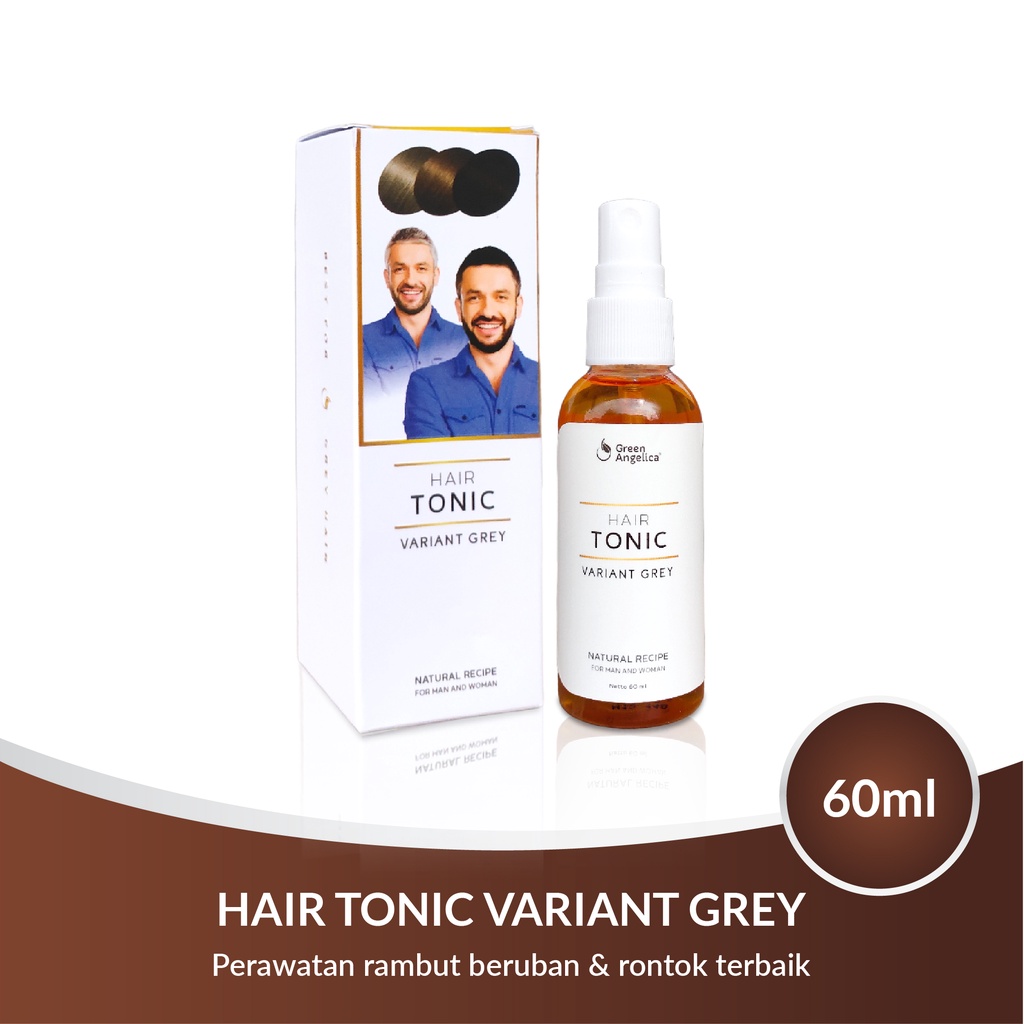 Penghilang Uban Green Angelica Hair Tonic Penghitam Rambut Alami Menghilangkan Uban Permanen