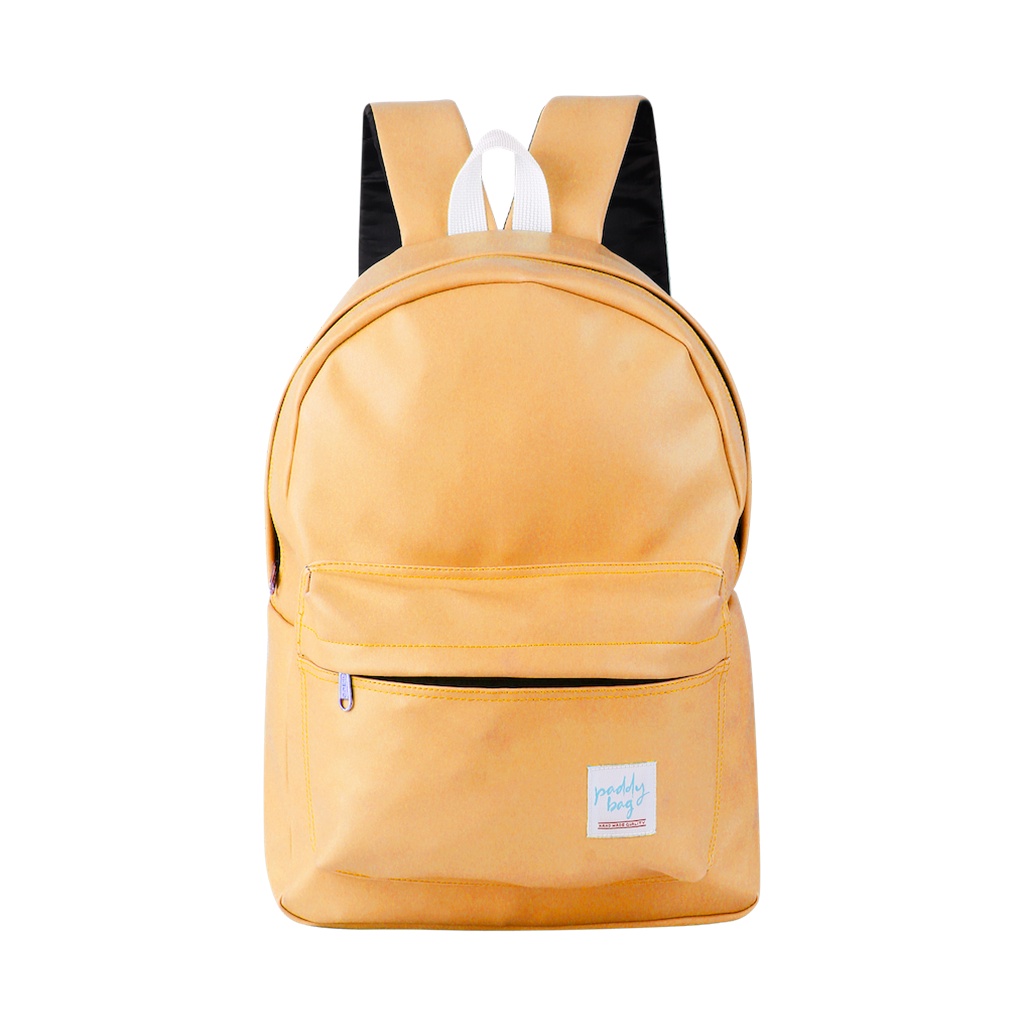 Leather Backpack - Tas Ransel Kulit Sekolah Serbaguna-Cafe Latte