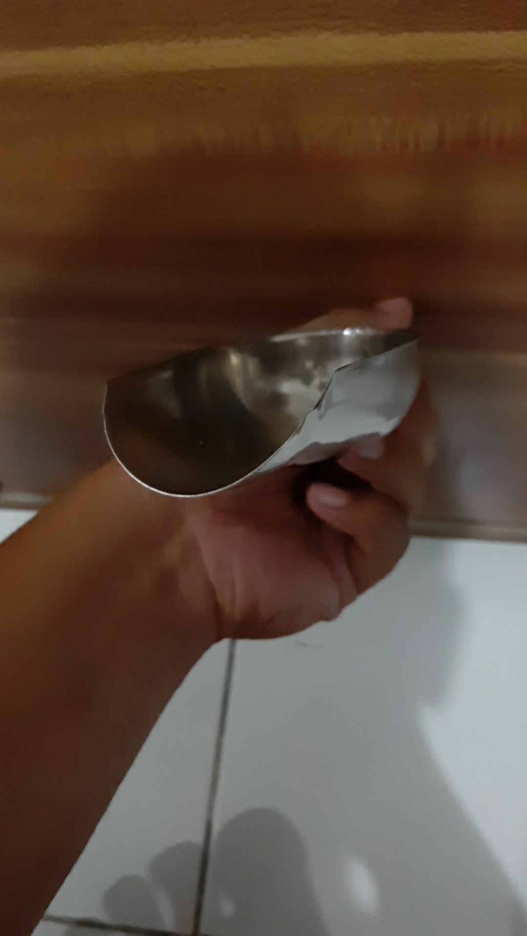 Scoop Sedok Sekop Serok Stainless Steel - Kecil (5cm)