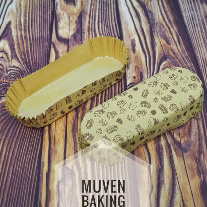 

BEST SELLER MURAH PAPER CUP CASE ROTI ( PET OVAL 140 ) / KERTAS ROTI ECLAIR BAKING - CAKE