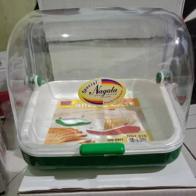 TEMPAT ROTI NAGATA 310 FOOD SAFE / KOTAK PENYIMPANAN KUE / KOTAK TEMPAT MAKANAN