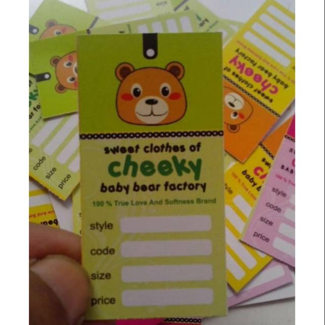 

Hang Tag Label Pakaian Anak