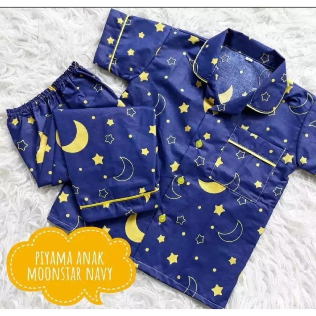 Baju tidur anak motif lengan pendek piyama anak pakaian tidur anak stelan anak baju anak murah terlaris