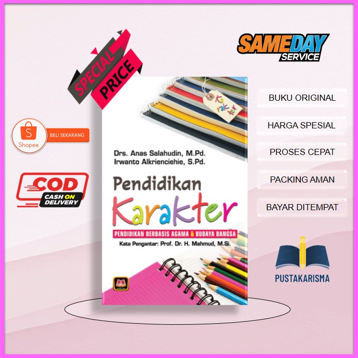 Jual Buku Pendidikan Karakter Berbasis Agama Dan Budaya Bangsa Karya ...