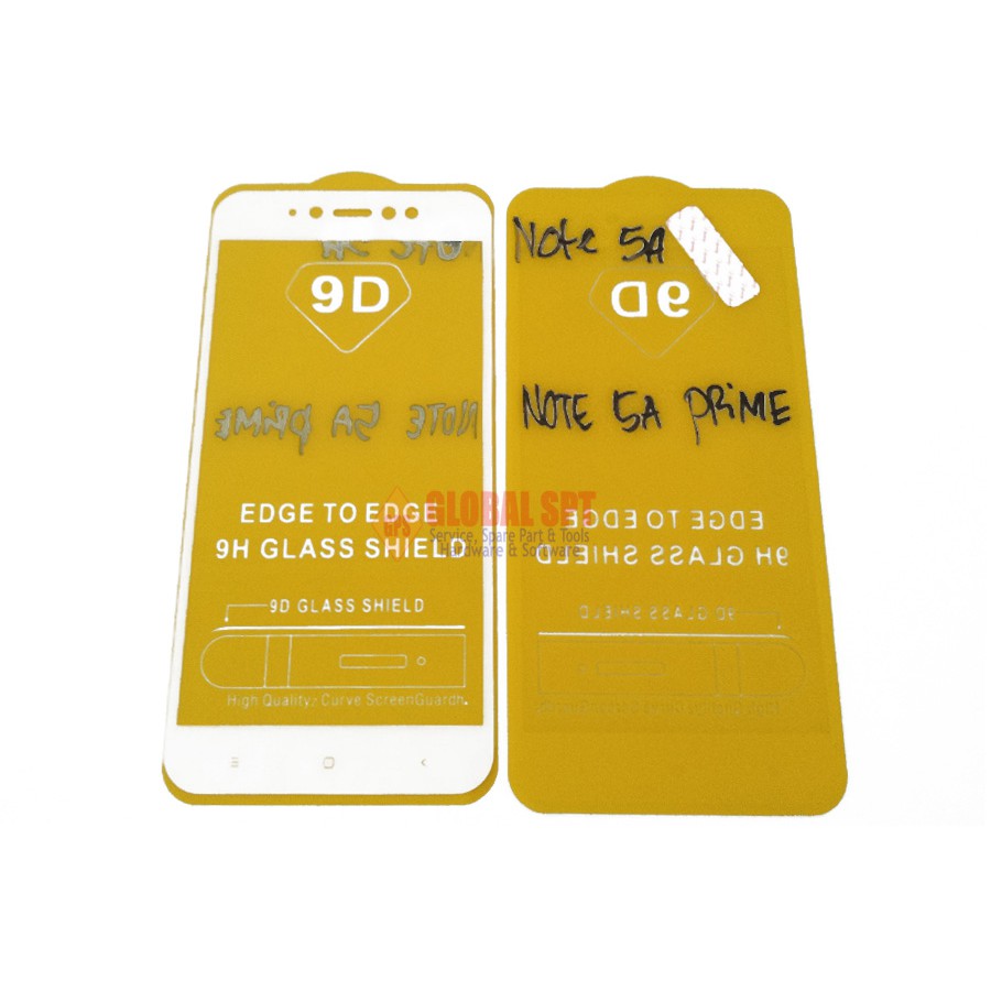 ANTIGORES FULL WARNA XIAOMI NOTE 5A PRIME / ANTI GORES / TEMPERED GLASS