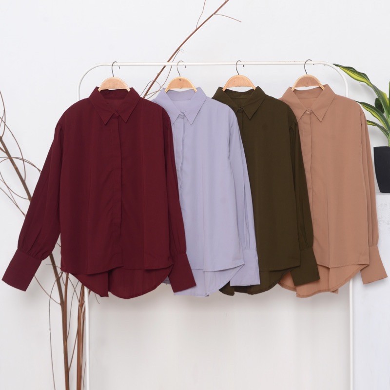 KEMEJA POLOS BATWING LAURA