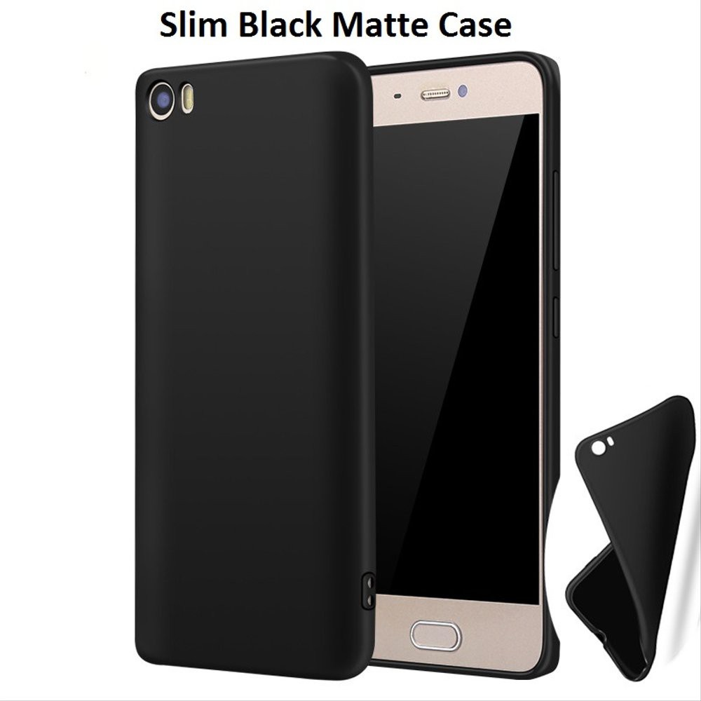 Soft Case Slim Black Matte XiaoMi Redmi 4 Ultrathin Ultra Thin Silikon Silicone Blackmatte Softcase