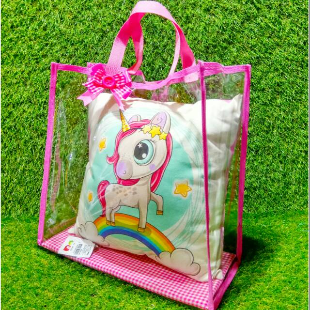 

35x35x15 Tas Mika Polos pegangan bisbane (sudah termasuk pita dan alas)