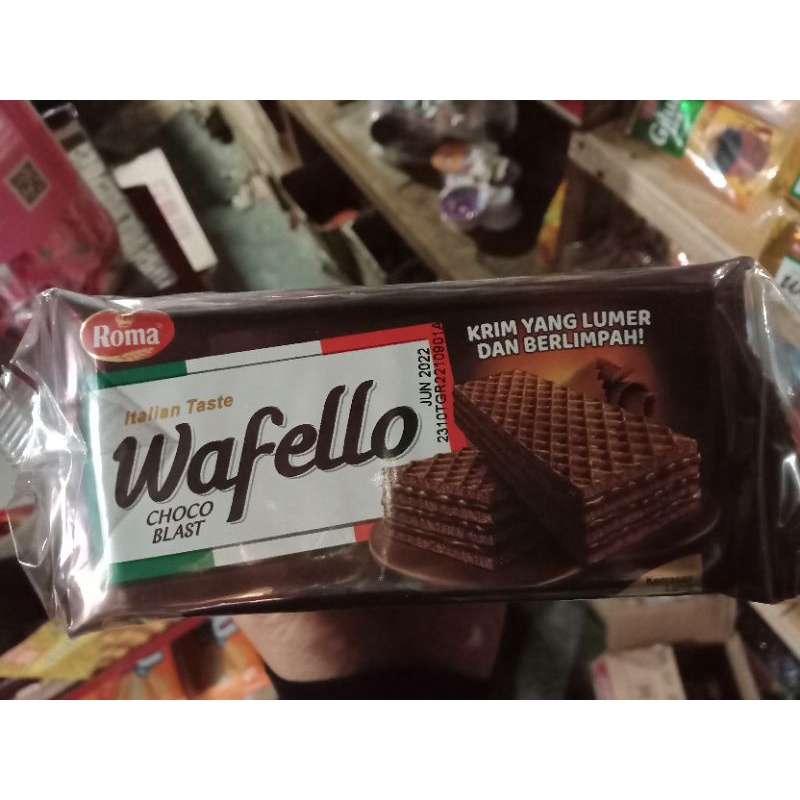 

Wafer Wafello Rasa Choco Blast 10pcs x 21gr