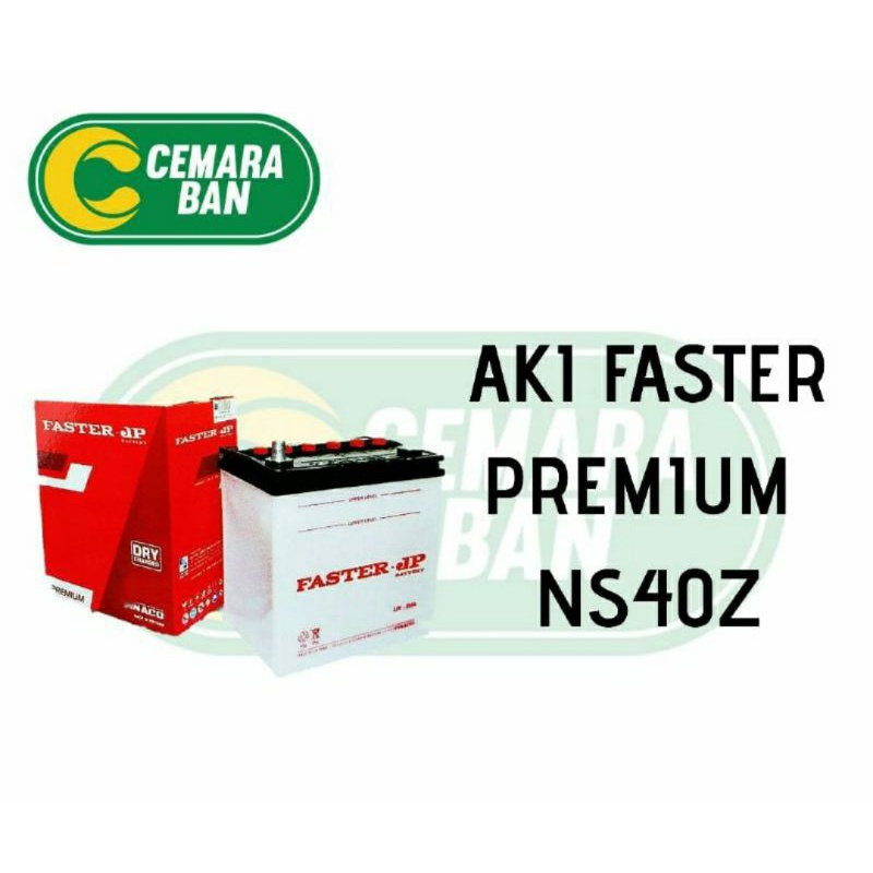 Aki Mobil/Baterai Mobil Faster Premium utk Avanza, Suzuki APV, Xenia, Rush, Terios