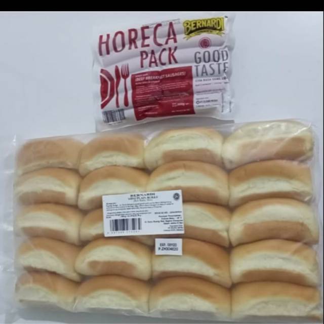 

Paket bernardi mini hotdog + bernardi sosis sapi