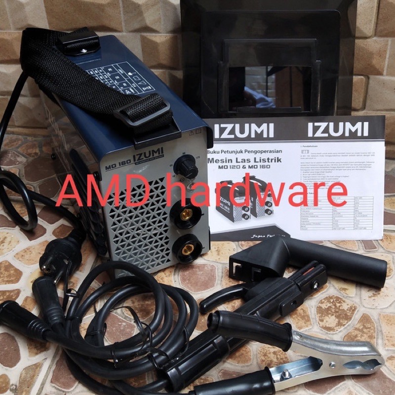 ORIGINAL IZUMI MO 160 Ampere Mesin Las Welding Inverter Machine Japan Izumi MO160 MMA 160 daiden 450