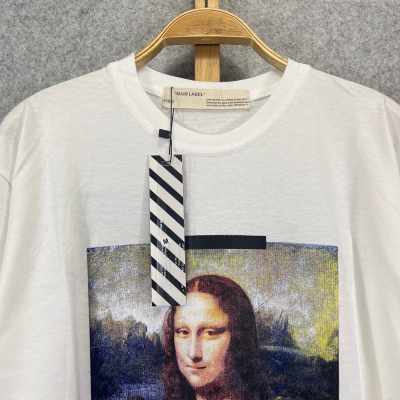 Kaos Monalisa Off white fulltag