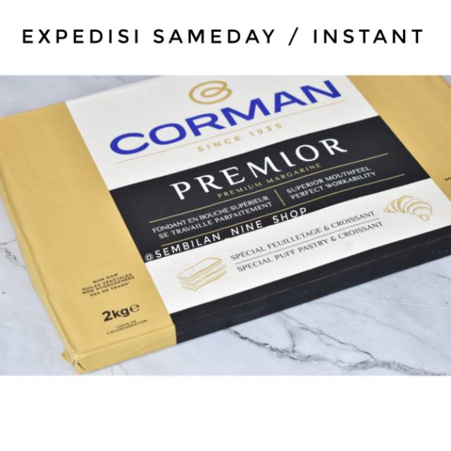 Corman Premior Premium Margarine Sheet 2 Kg