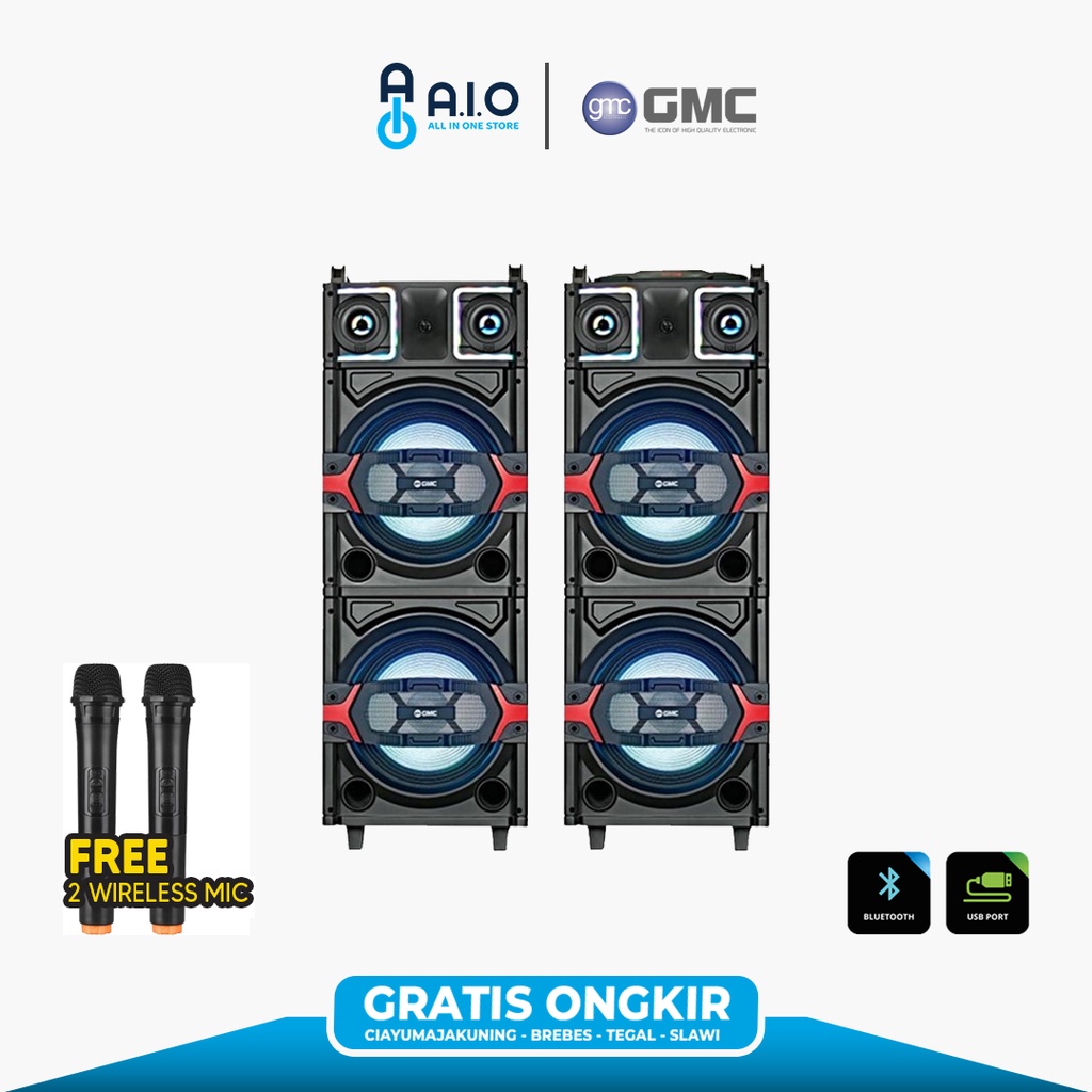 SPEAKER GMC 899J BT + MIC | TERMURAH + GRATIS ONGKOS KIRIM*