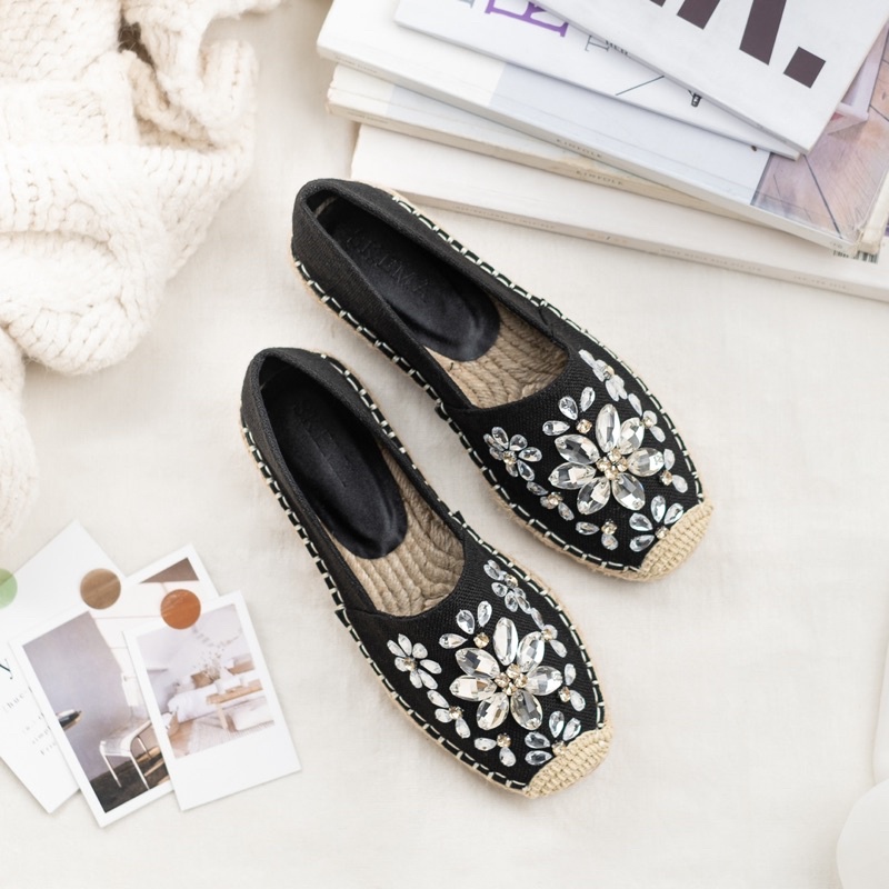 Lorie Espadrilles ( Black )