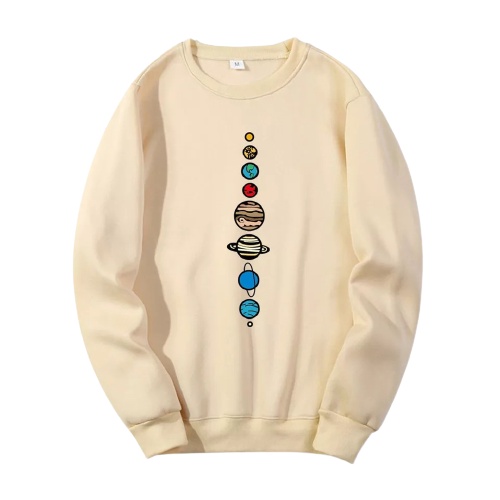 CREWNECK PRIA SWEATSHIRT NASA H*M GLOBAL PLANET PREMIUM FLEECE TEBAL PRIA WANITA