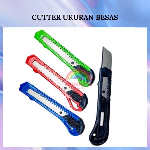 

Alat Pemotong Kertas / Cutter/Pemotong Kertas/Cutter Plastik Besar (Pcs)