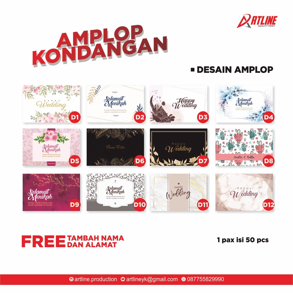 

Amplop Kondangan isi 50 pcs / Amplop / Amplop Nikah / Amplop Sumbangan