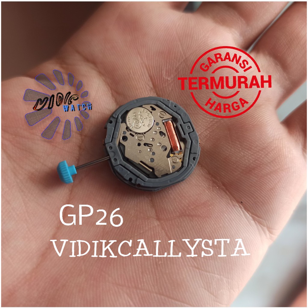 ORIGINAL MOVEMENT MIYOTA GP26 GP27 GP29 6P26 6P27 6P29 MESIN JAM TANGAN MIYOTA 6P 26 27 29 GP 27 29