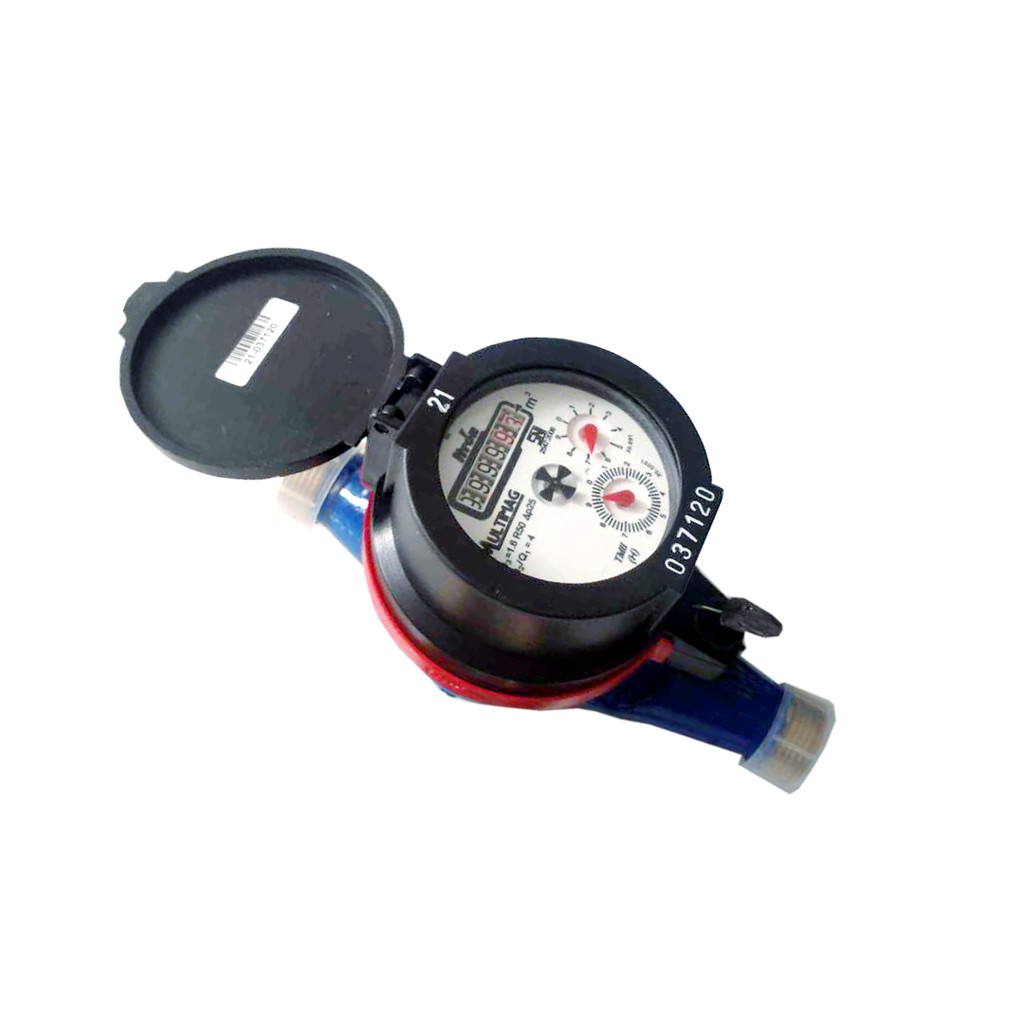 Water Meter Itron Tutup Hitam - 1/2in
