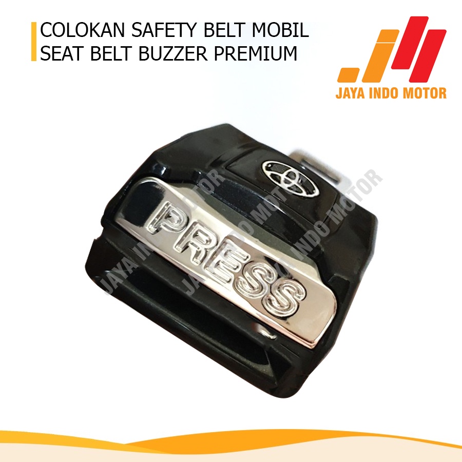 COLOKAN SAFETY BELT MOBIL / SEAT BELT BUZZER LOGO TOYOTA