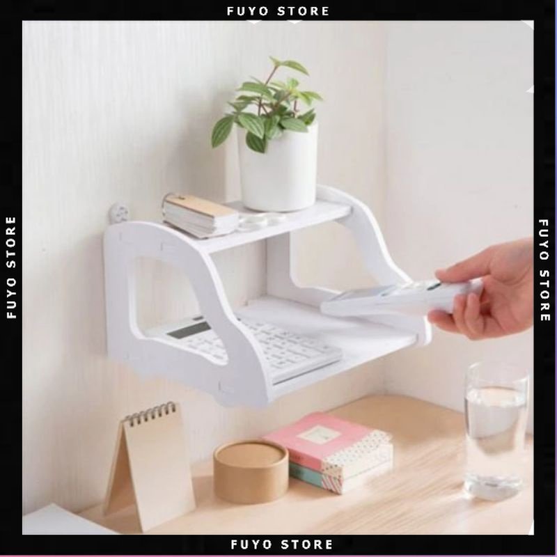 CMRRWI - Rak Dinding Serbaguna / Rak Vintage Wifi / Rak Remote / Rak Router / Tempat Router