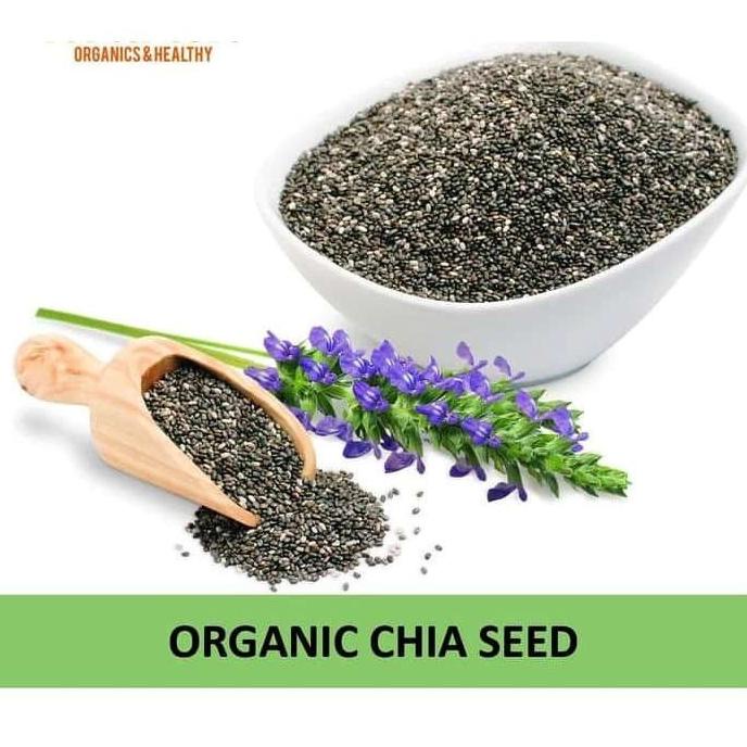 

Organic Black Chia Seed 200Gr 200 Gr Gram / Mpasi Chia Seed Moomtaz