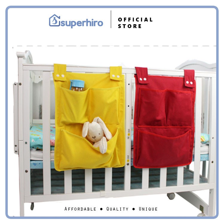 Multipurpose Caddy Gantungan Samping Baby Box Ranjang Bayi Organizer