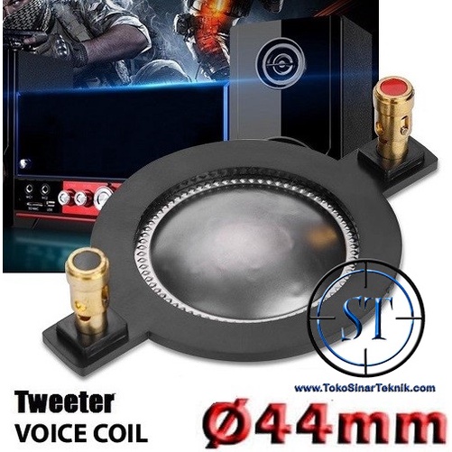 Spul Tweeter Titanium D44M Spool Tweeter Driver Voice Coil Speaker BS D 44M Binding Post Gold Plated