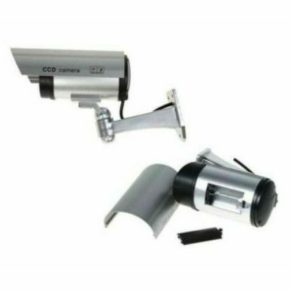 Cctv Outdoor Palsu (BESAR) Kamera Cctv Dummy Pengintai Palsu Fake