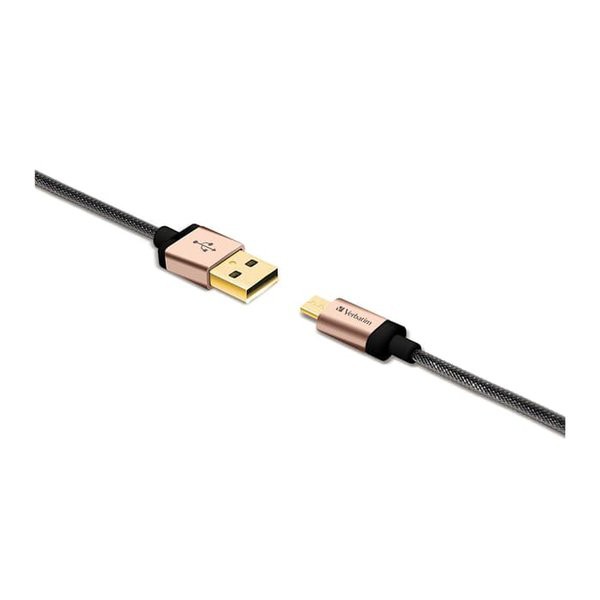 Verbatim Metallic USB to Micro USB Cable (120cm) - Gold (V-64707)