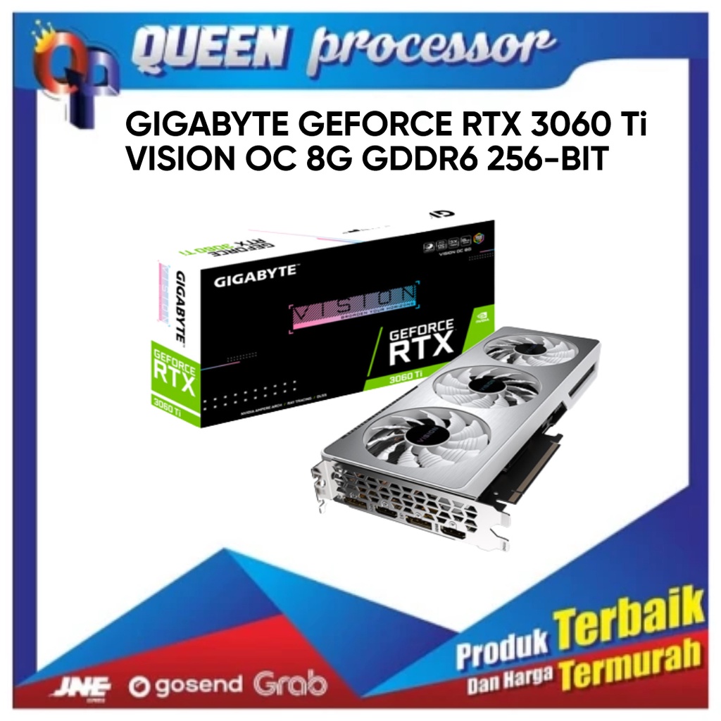 VGA GIGABYTE GEFORCE RTX 3060 Ti VISION OC 8G GDDR6 256-BIT RTX 3060TI