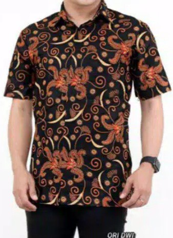 Kemeja Hem Batik  Pria Terviral Top 1 Di Shopee Original No Kw Ready Seragam Harga Grosir