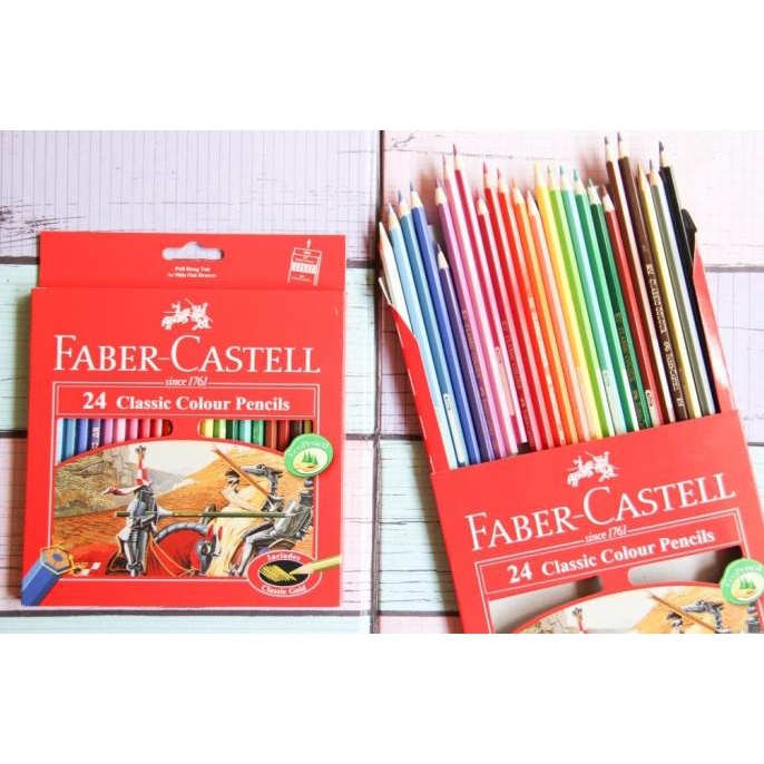 

Pensil Warna Faber Castell 24 Warna Classic