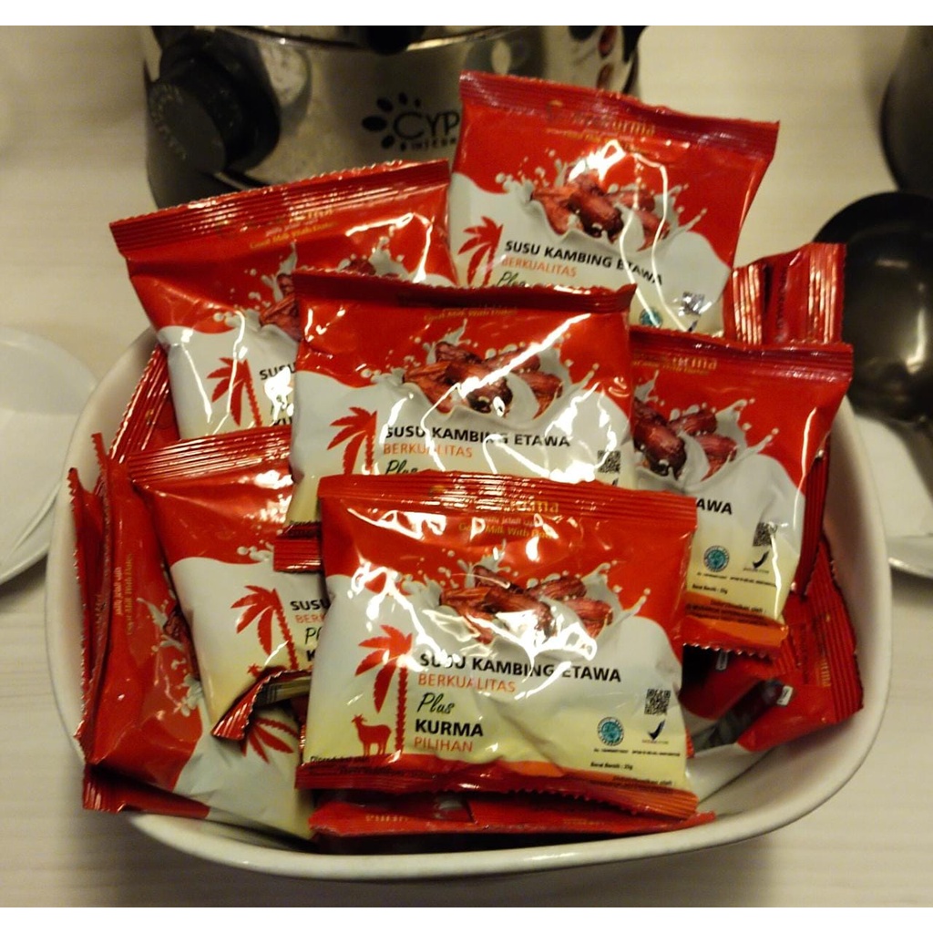 

Susu Ettawa bubuk plus kurma Pas Kurma dengan EPA dan DHA - Kemasan Sachet