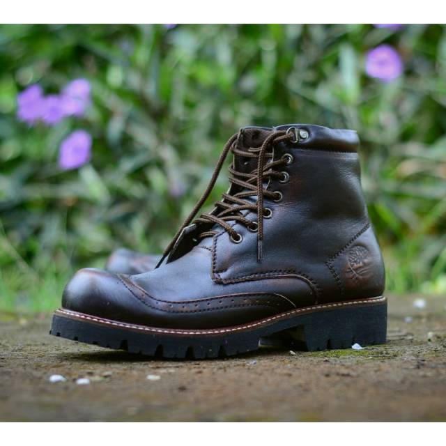 BRAND KAMFA IN stock Sepatu Pria Kasual Booqz Klasik High Tops Brown Black