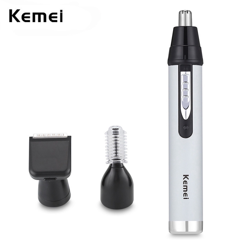 

Kemei Alat Cukur Listrik Hidung Pemangkas Pria Rambut Removal Telinga Kuil Alis Pemangkas KM-6651