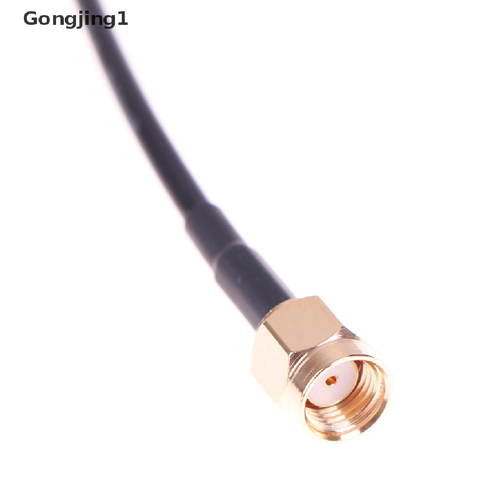 Gongjing1 1PC Kabel extension Antena router WiFi RG174 RP-SMA male Ke female Panjang 5m